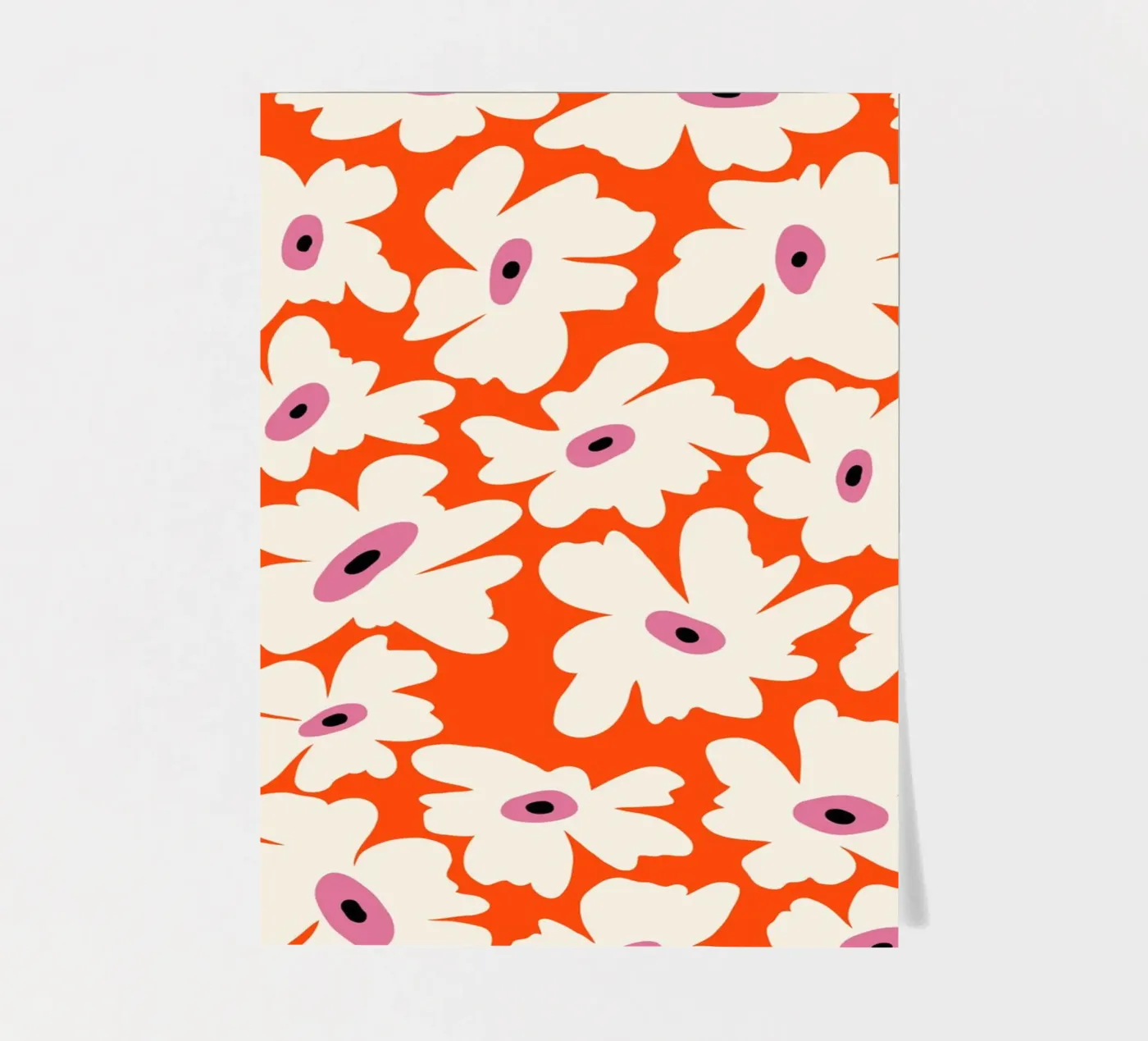 Bloementuin stickervel van Miho Art Studio