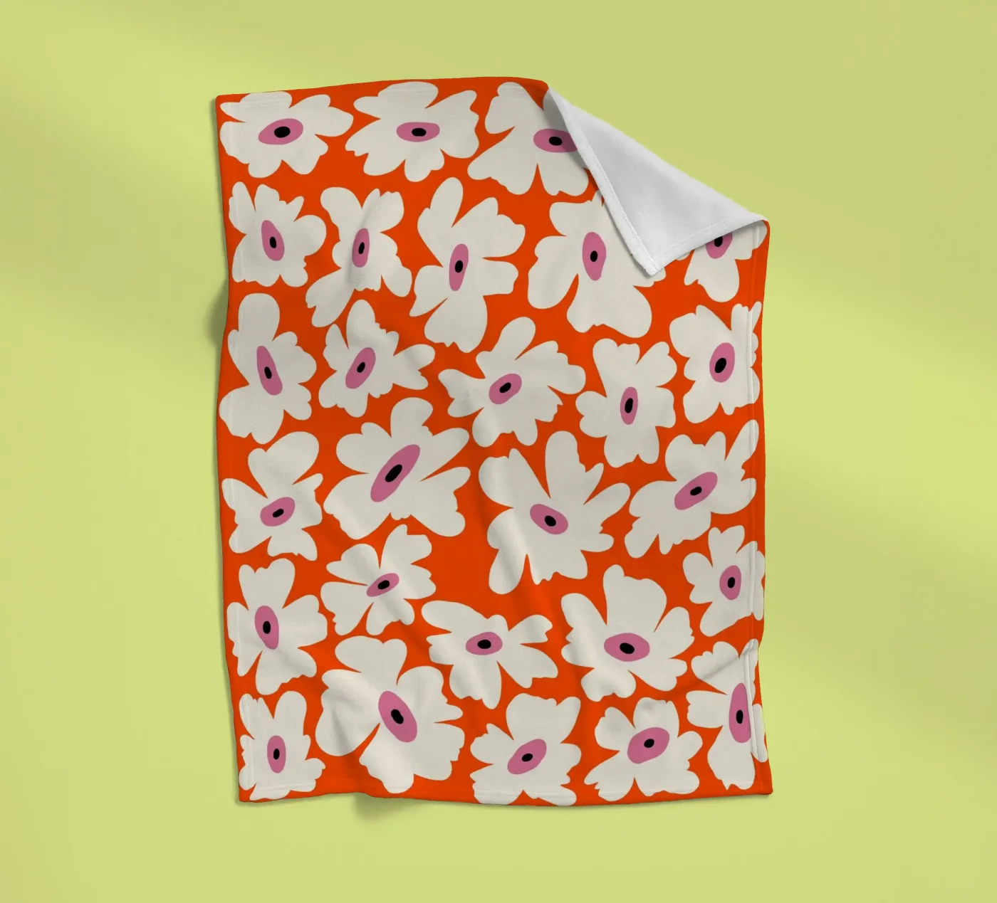 Floral Fun Garden Fleecedecke von Miho Art Studio