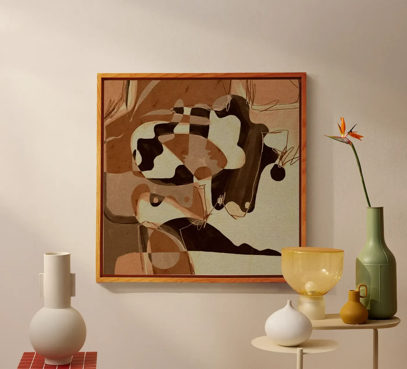 Becoming 3 Acryl-Glas von Shatha Al Dafai