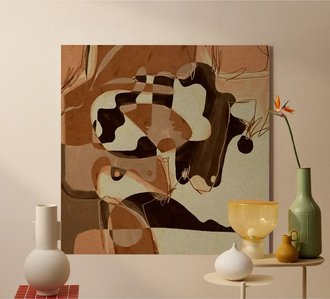 Becoming 3 Acryl-Glas von Shatha Al Dafai