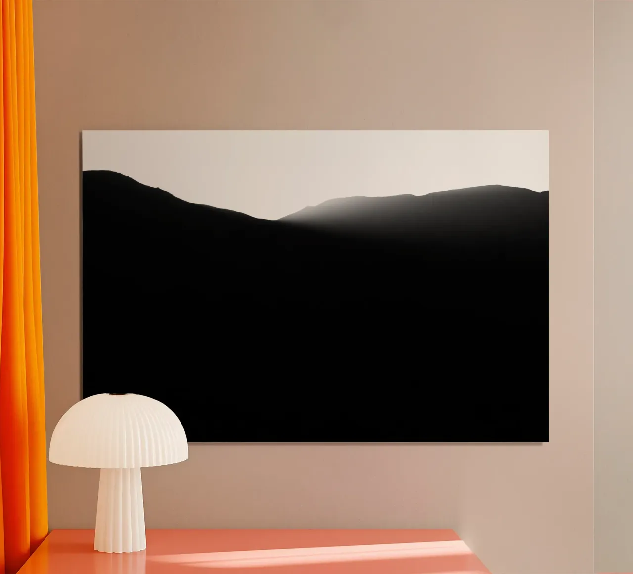 Mountains of Eilat #6 poster con telaio in alluminio da Tal Paz-Fridman