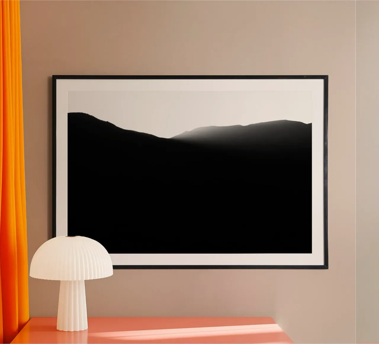 Mountains of Eilat #6 poster con telaio in alluminio da Tal Paz-Fridman