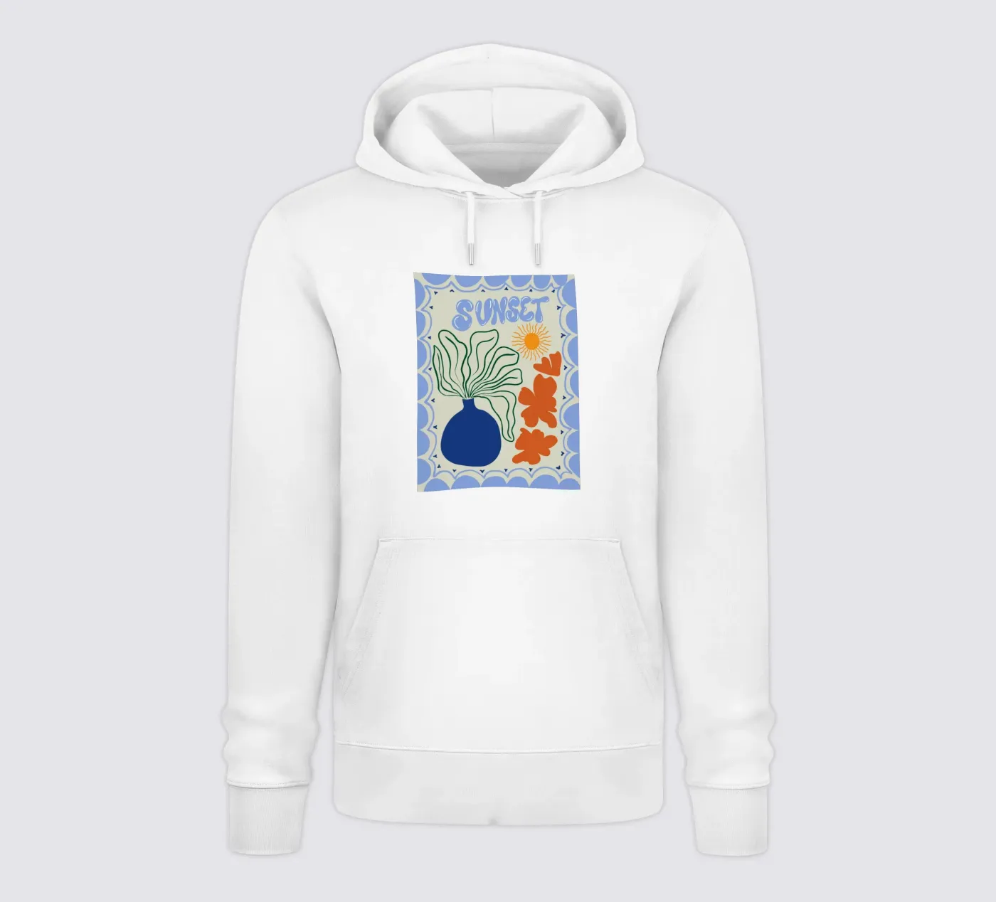 Sunset hoodie by Miho Art Studio