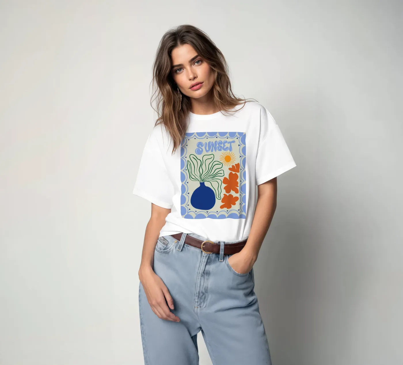 Sunset t-shirt da Miho Art Studio