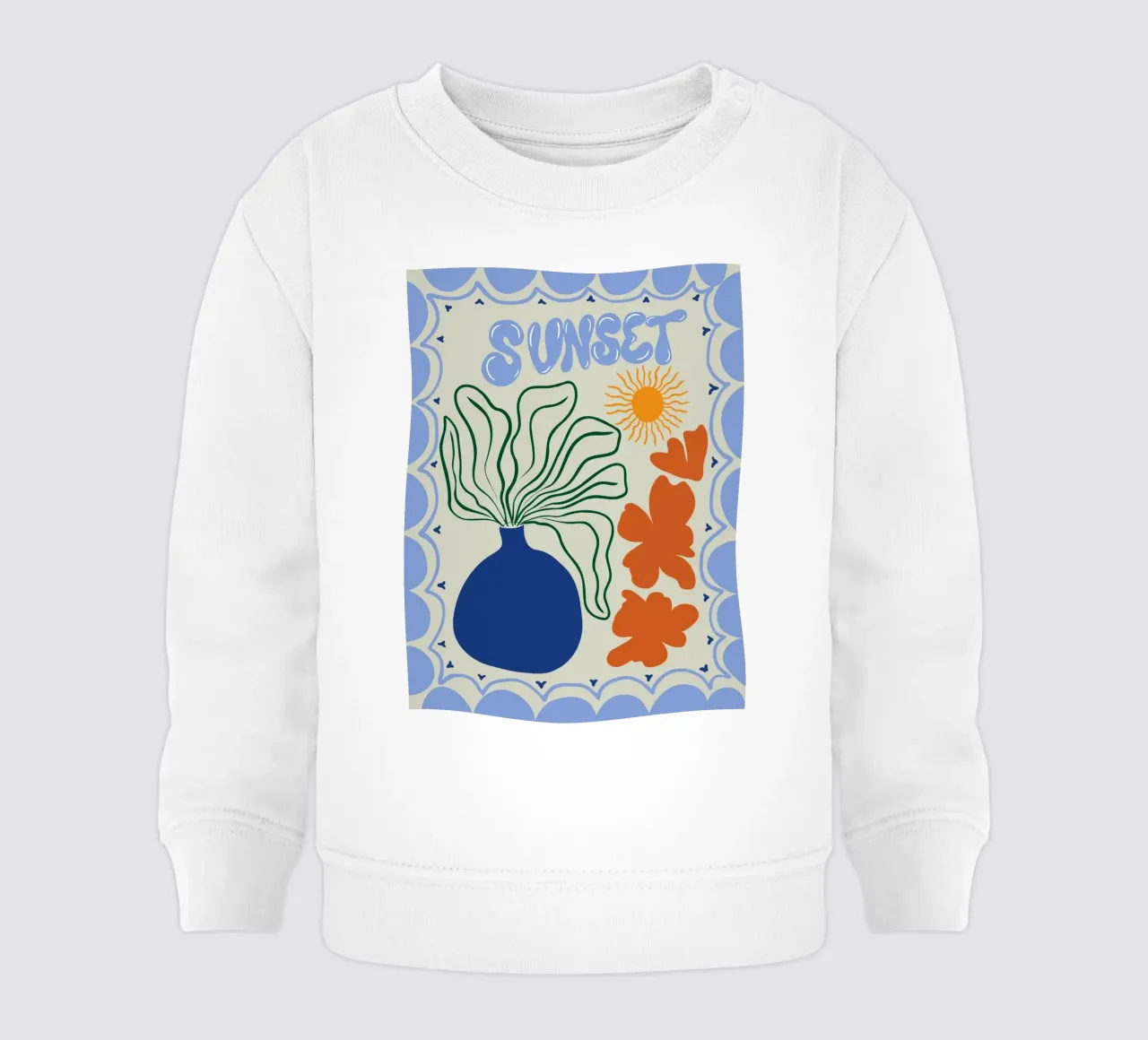 Sunset felpa neonato da Miho Art Studio