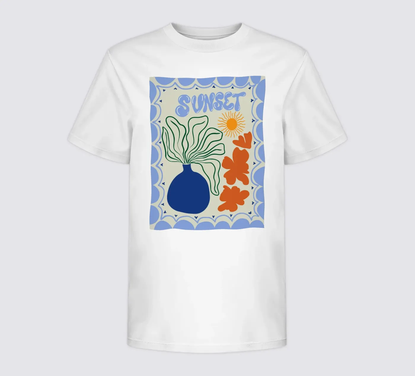 Sunset t-shirt bambini da Miho Art Studio