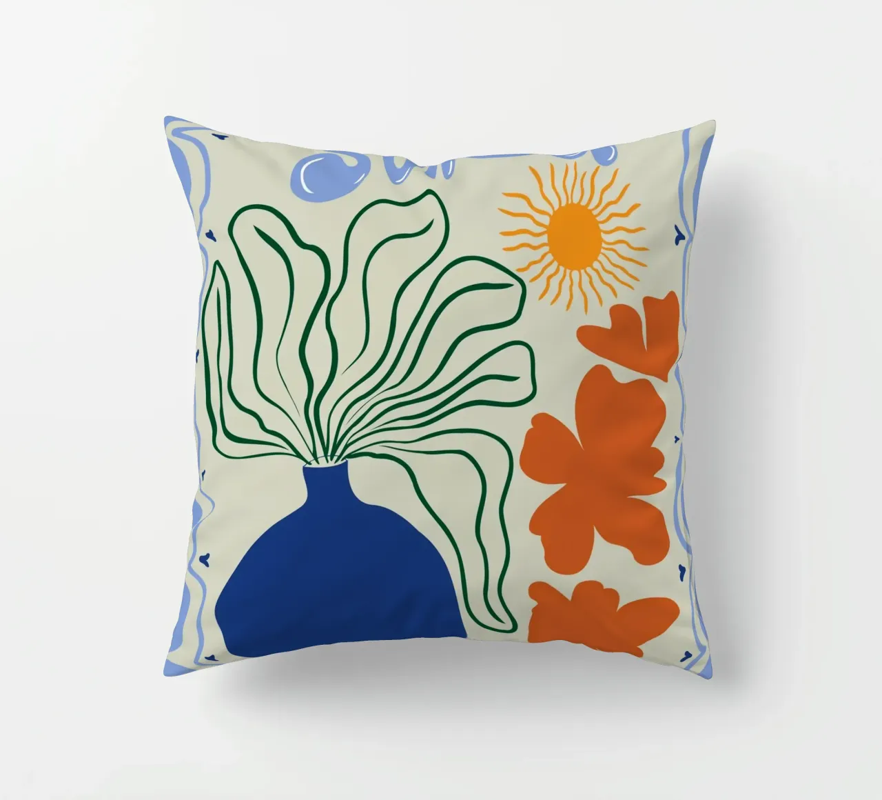 Sunset cuscino da Miho Art Studio