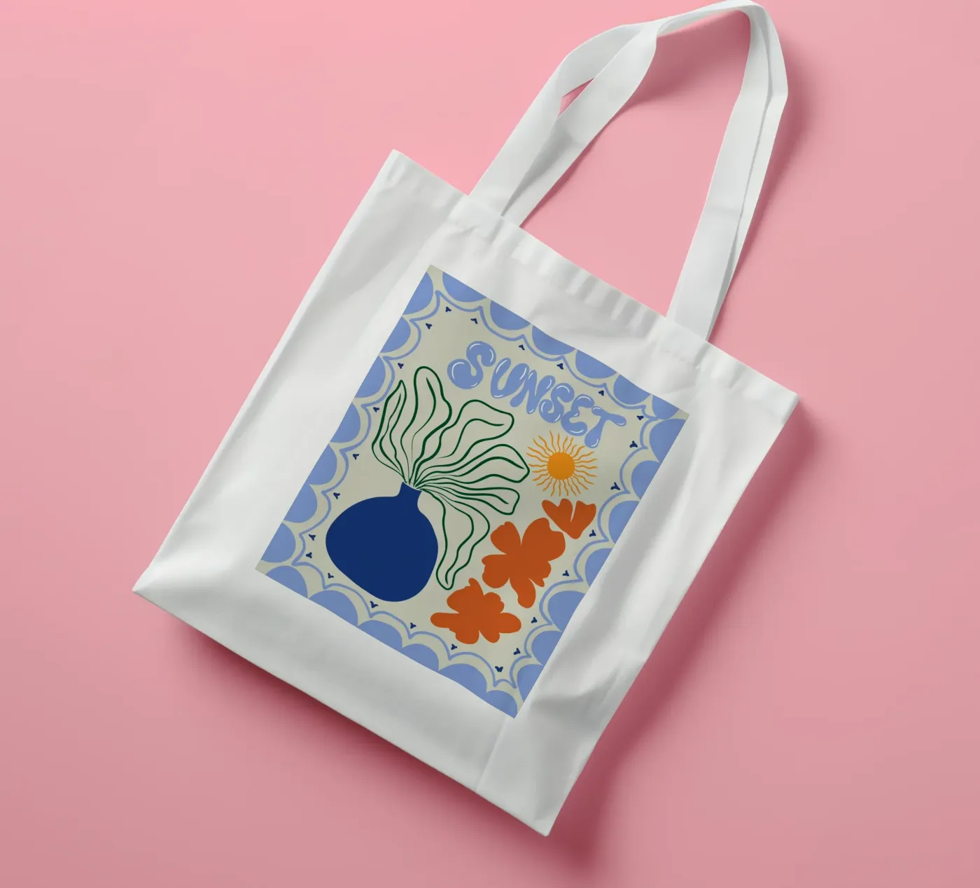 Sunset tote bag by Miho Art Studio