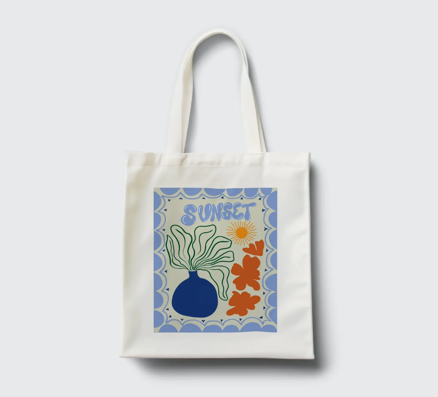 Sunset tote bag by Miho Art Studio