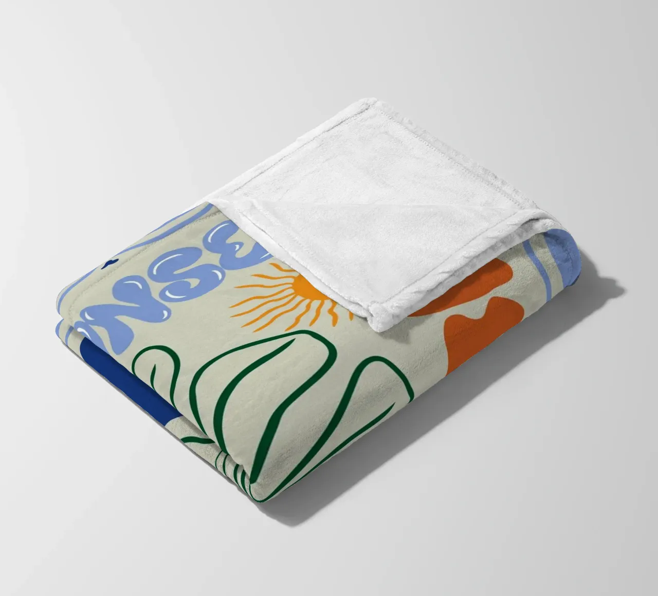 Sunset Fleecedecke von Miho Art Studio