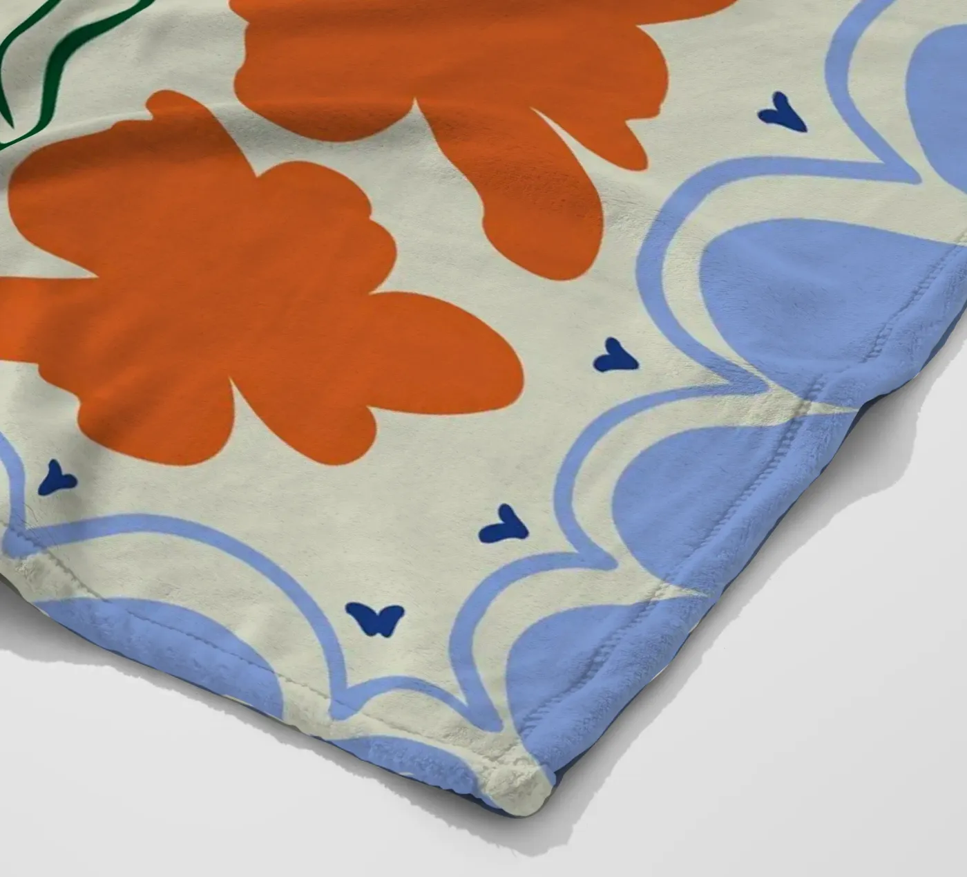 Sunset Fleecedecke von Miho Art Studio