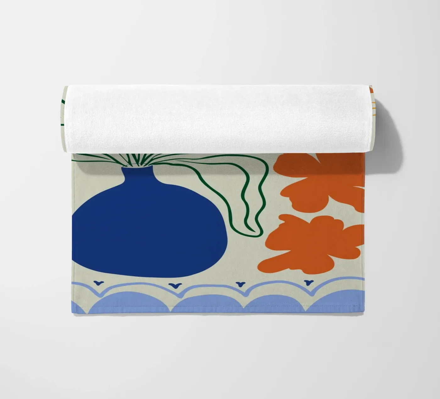 Sunset strandhanddoek van Miho Art Studio