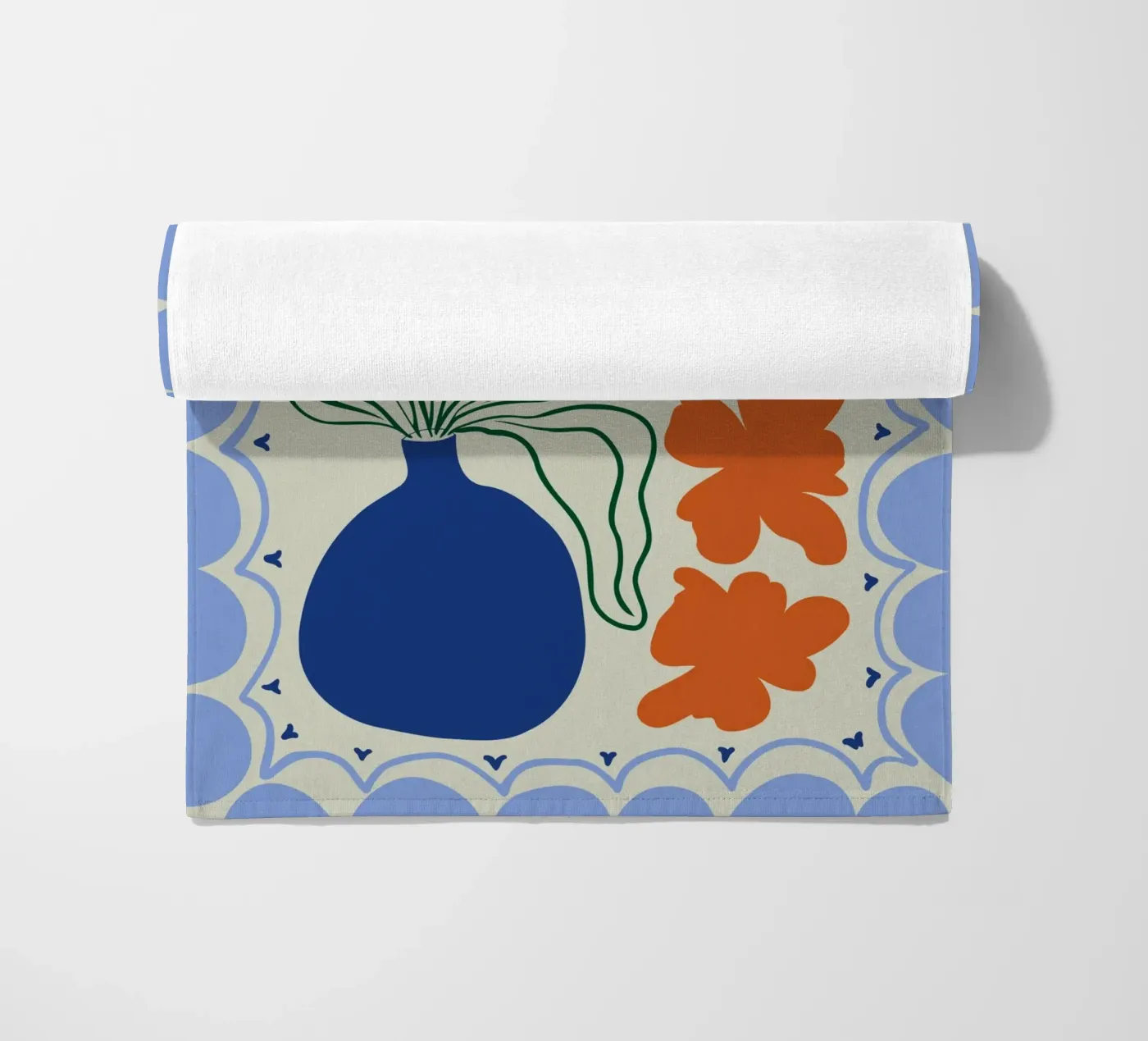 Sunset strandhanddoek van Miho Art Studio