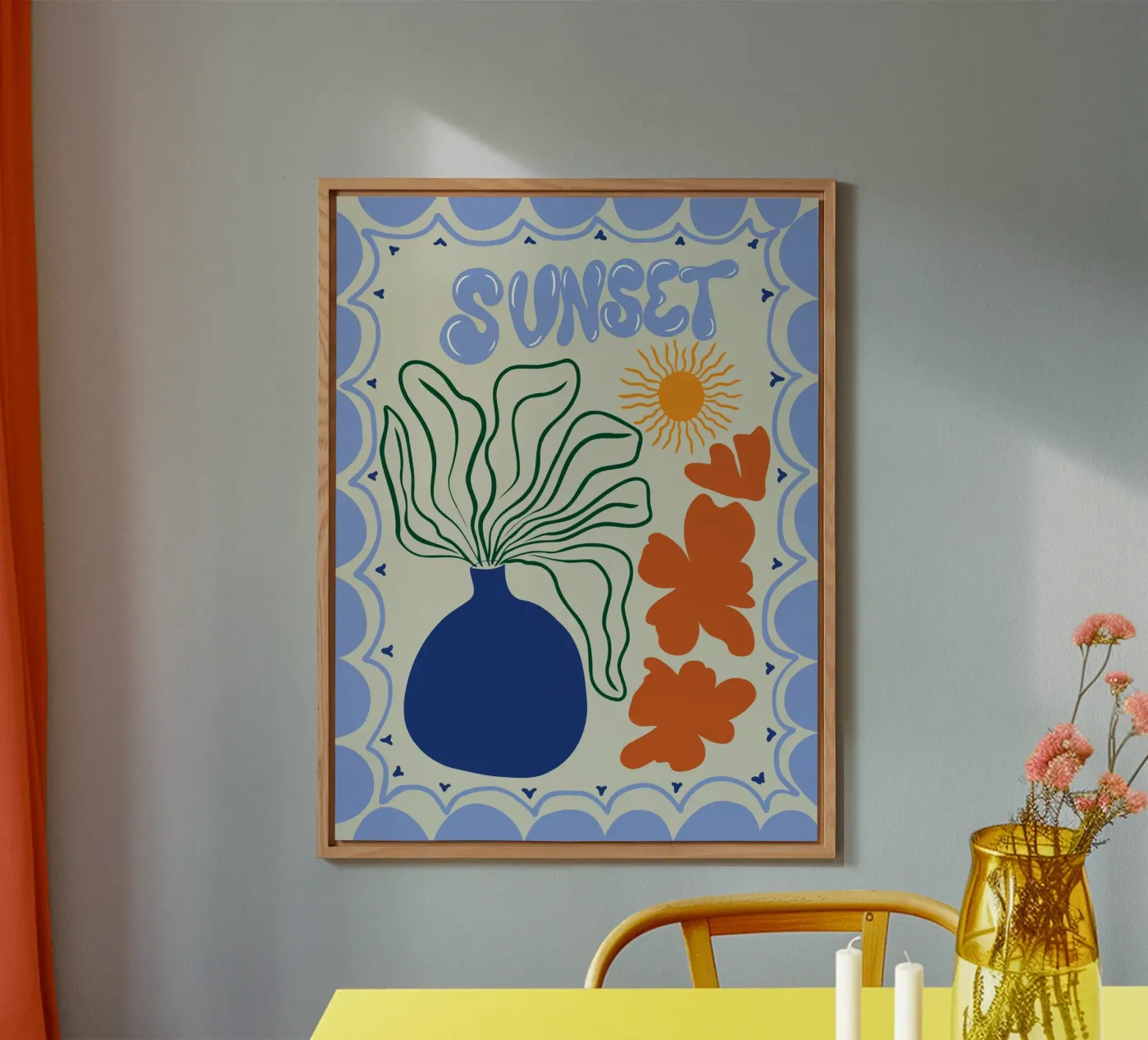 Sunset pannello forex da Miho Art Studio