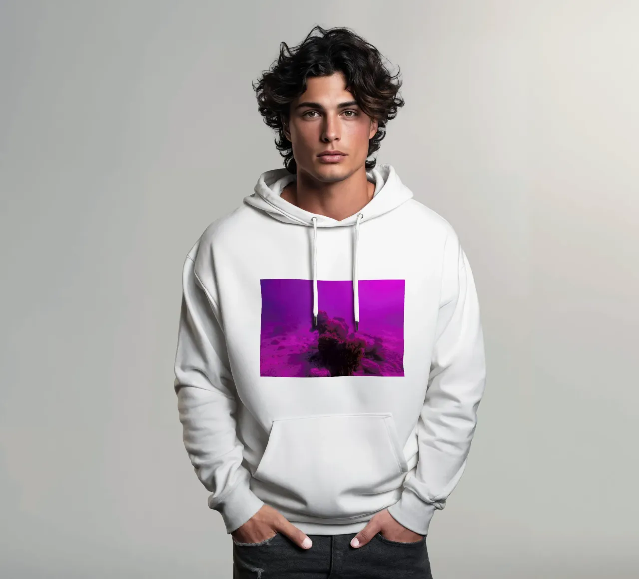 Untitled_4 felpa con cappuccio da James Cooper