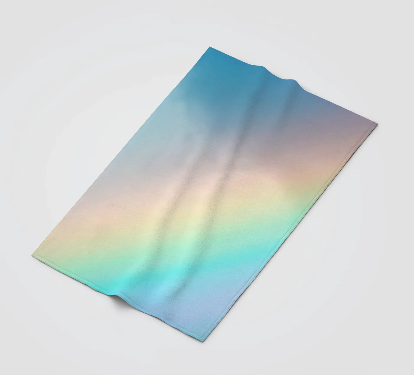 Regenbogen Fleecedecke von Tal Paz-Fridman