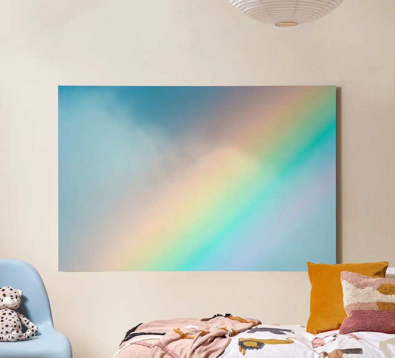 Arcobaleno tela con Cornice a cassetta da Tal Paz-Fridman
