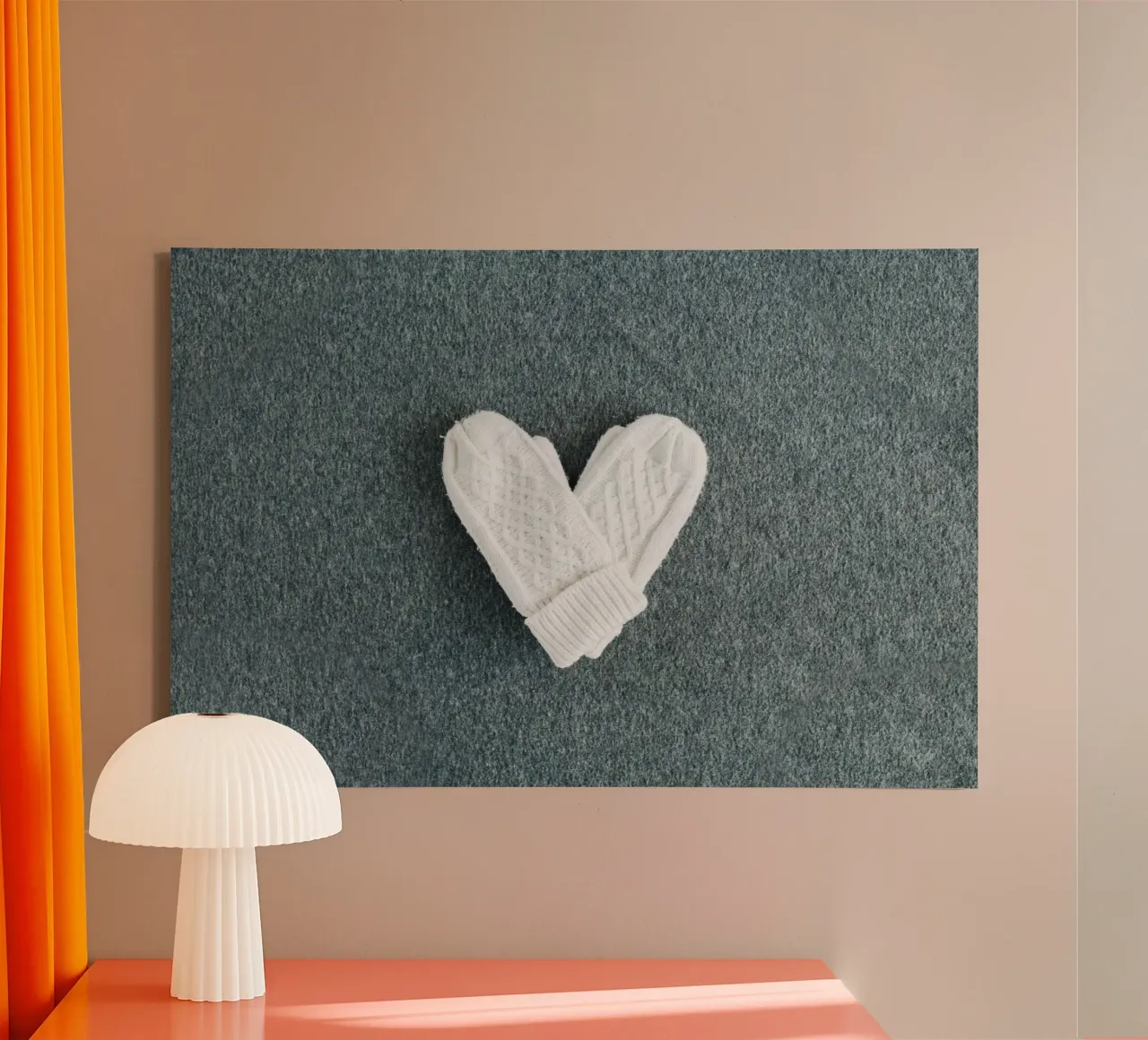 Bagliore invernale tela con Cornice a cassetta da StillVibe Home