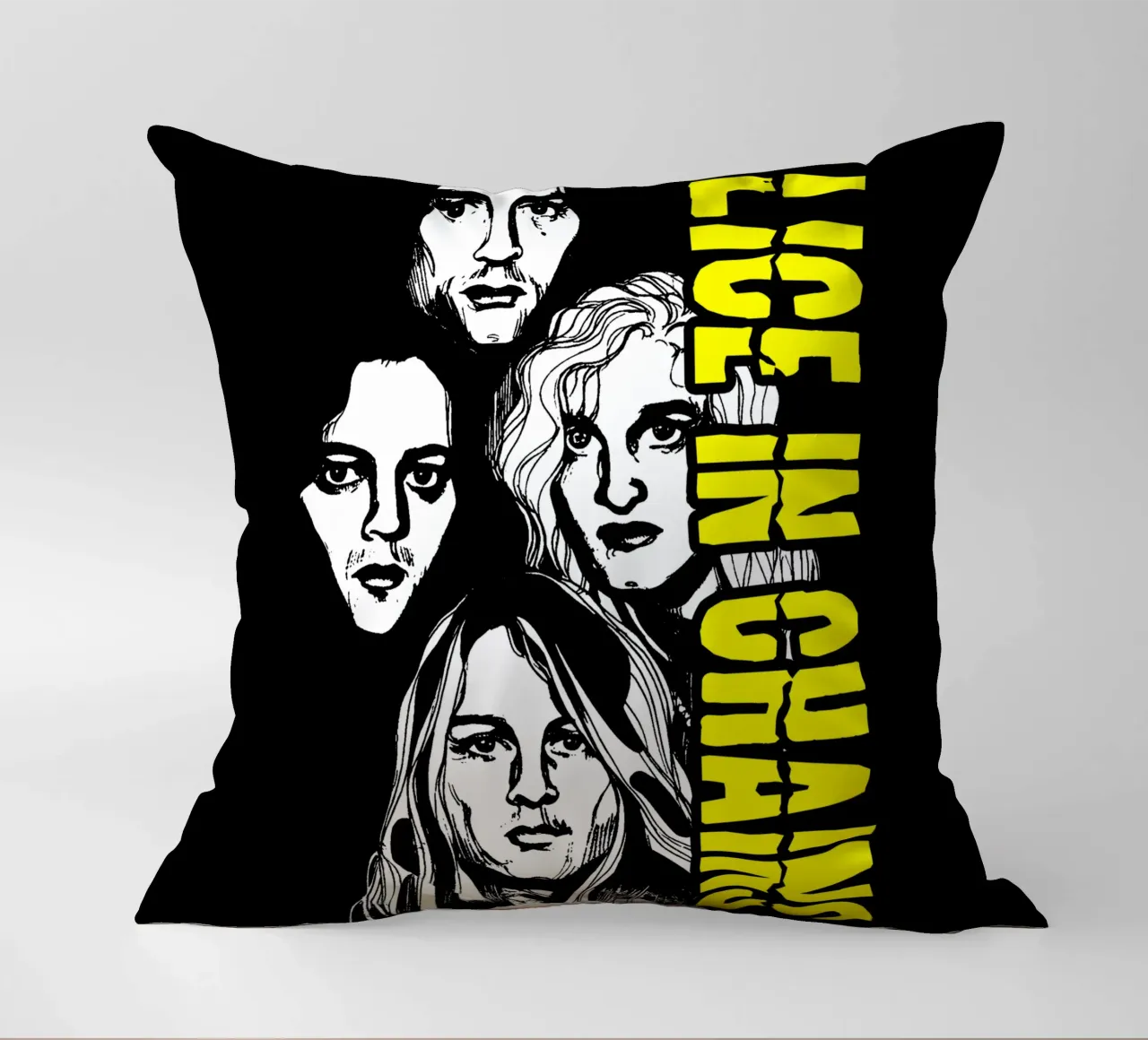 Il volto di Alice In Chains cuscino da thisnara.std