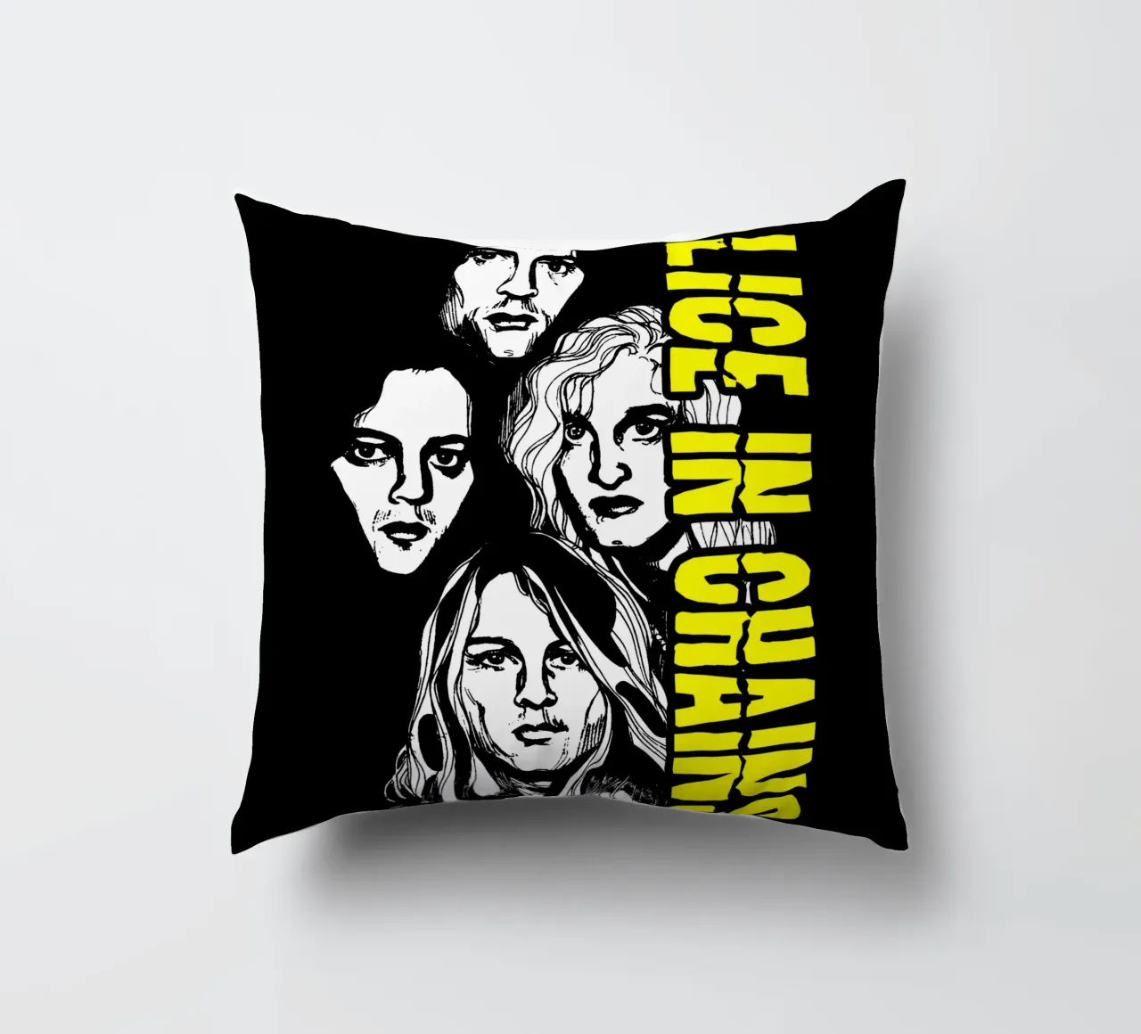 Il volto di Alice In Chains cuscino da thisnara.std