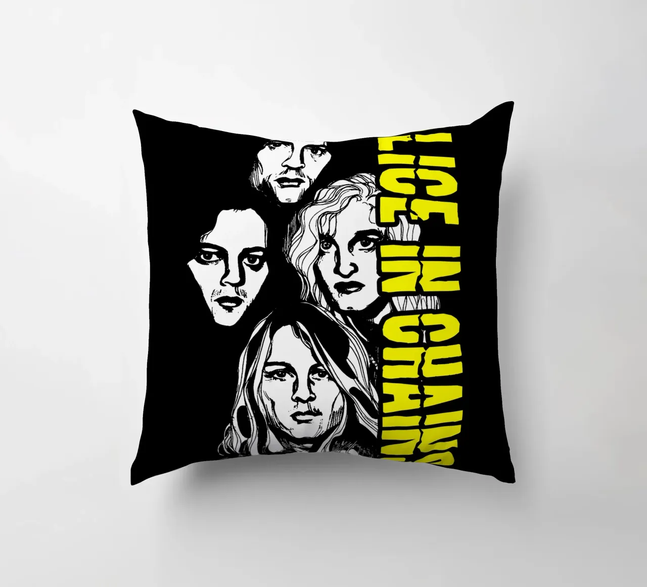 Il volto di Alice In Chains cuscino da thisnara.std
