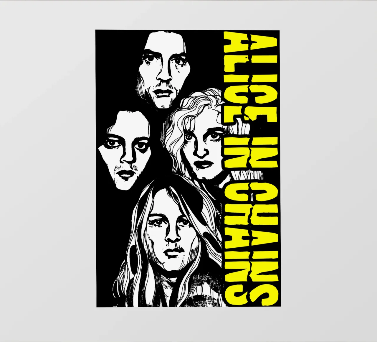 Il volto di Alice In Chains pellicola backlit da thisnara.std