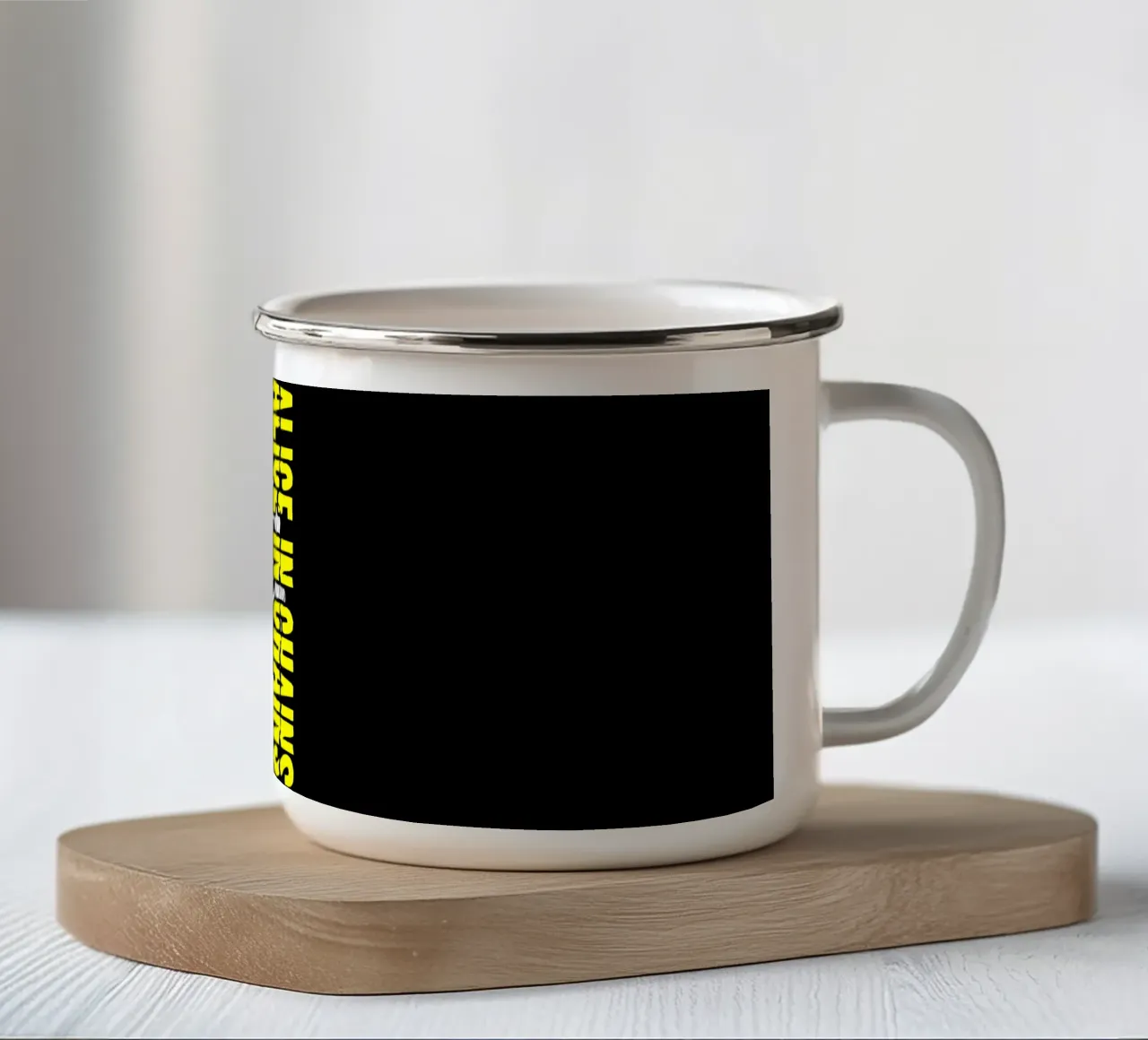 Il volto di Alice In Chains tazza in smalto da thisnara.std