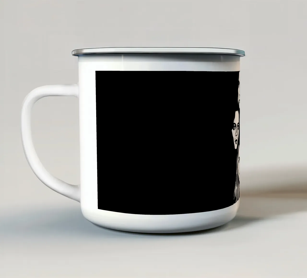 Il volto di Alice In Chains tazza in smalto da thisnara.std