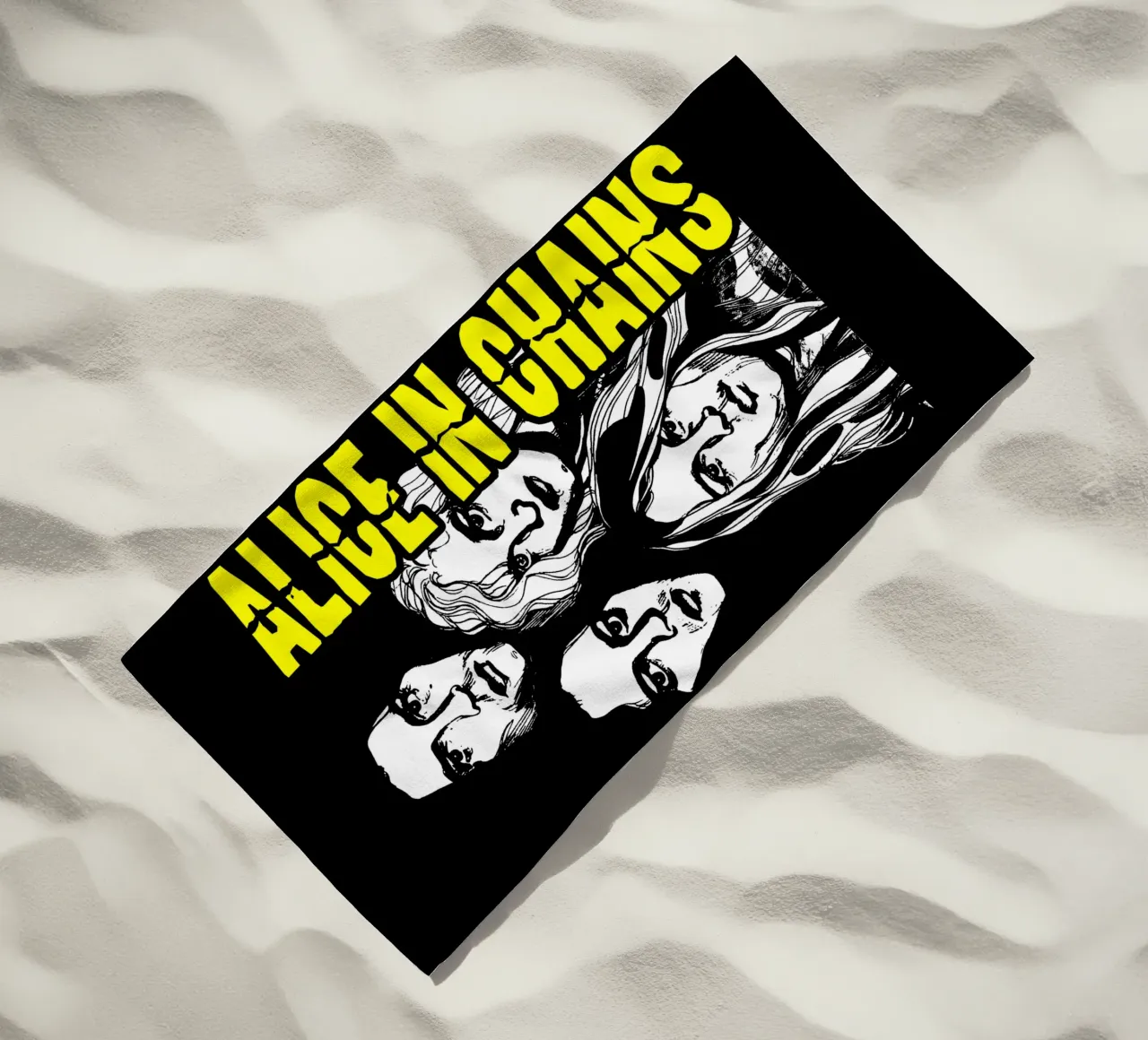 Il volto di Alice In Chains telo mare da thisnara.std