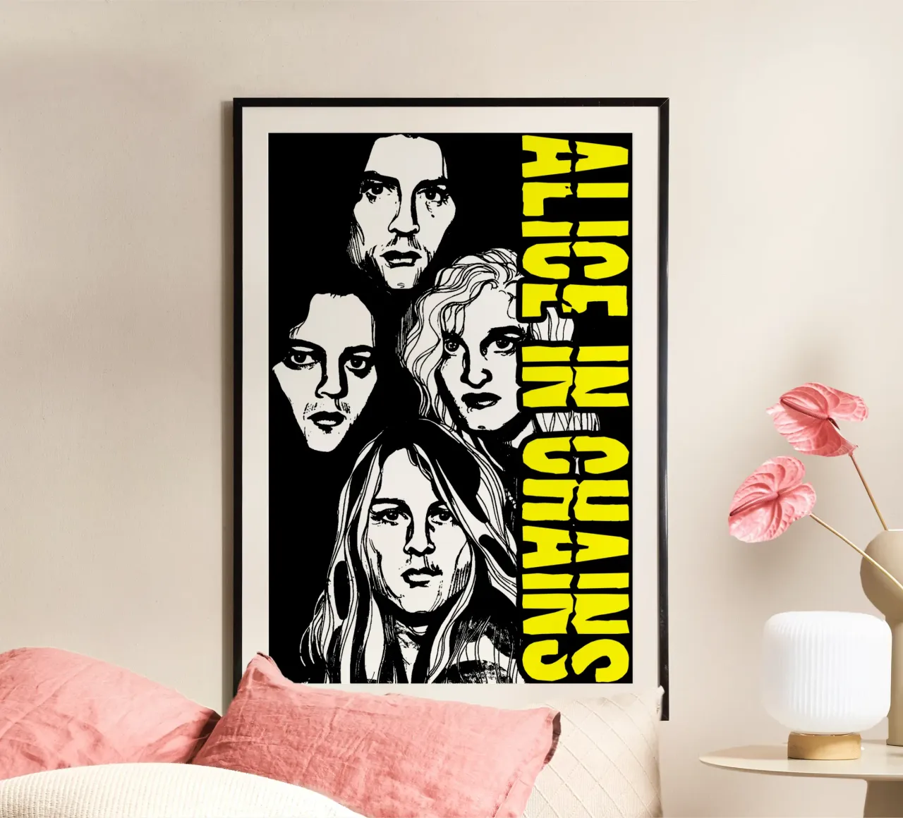 Il volto di Alice In Chains carta hahnemühle da thisnara.std