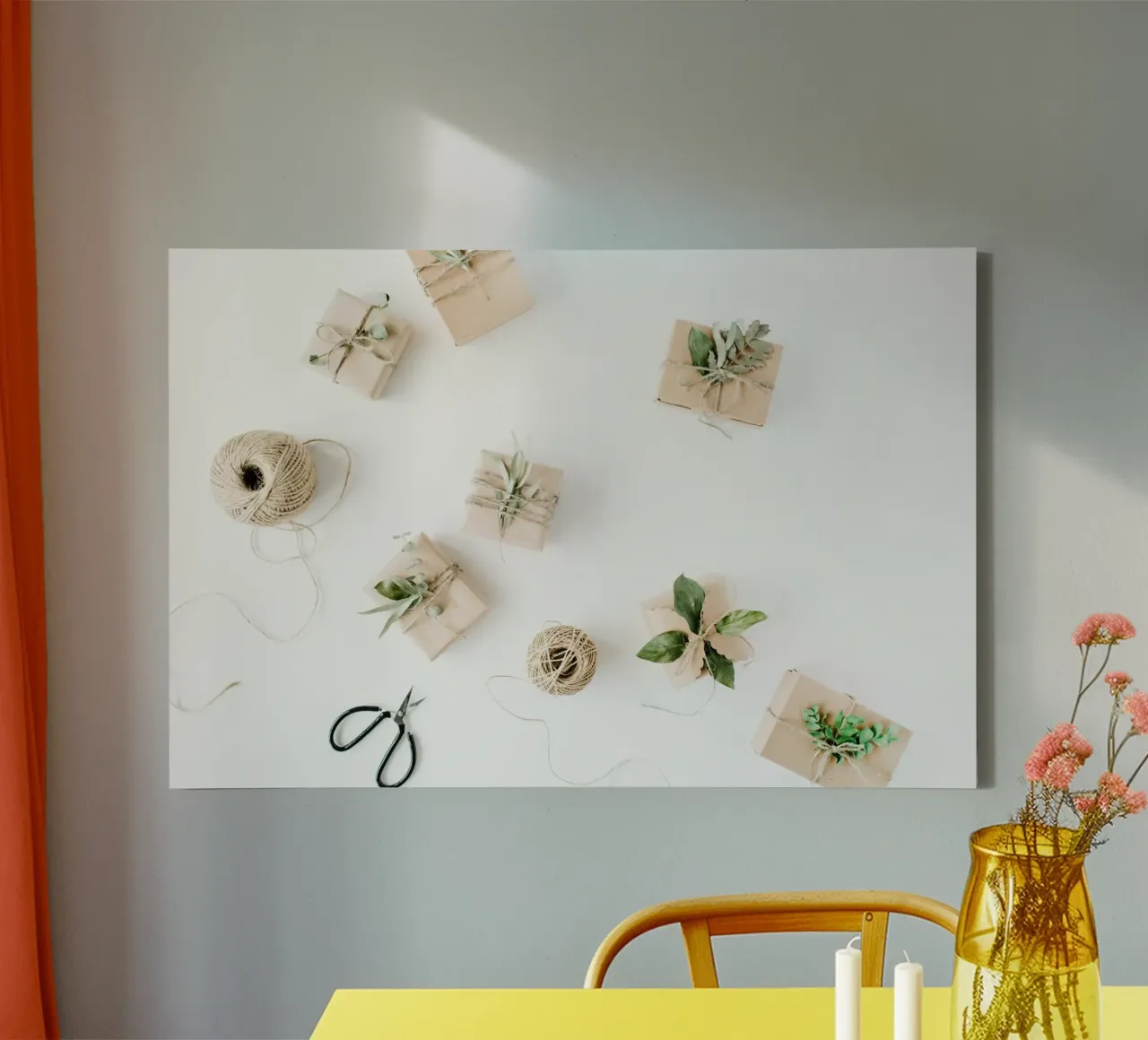 Bagliore invernale tela con Cornice a cassetta da StillVibe Home
