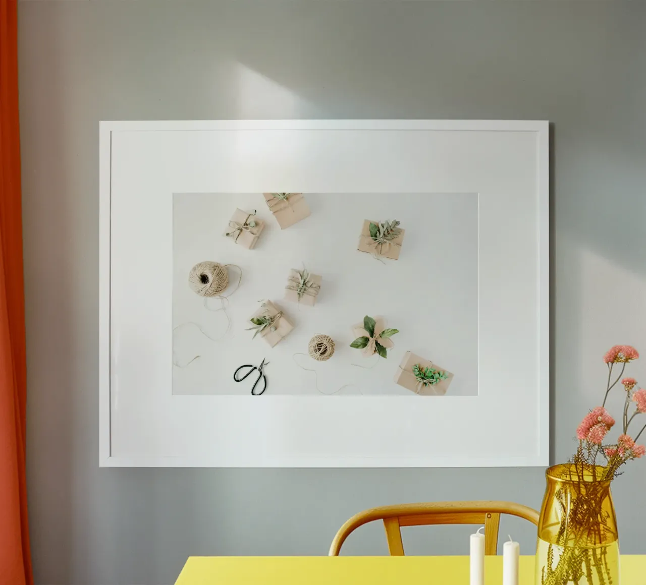 Bagliore invernale poster con telaio in plastica da StillVibe Home