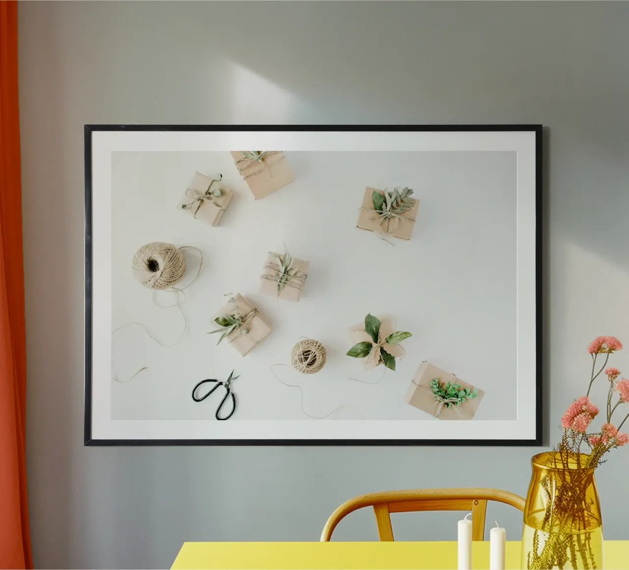 Bagliore invernale poster con telaio in plastica da StillVibe Home