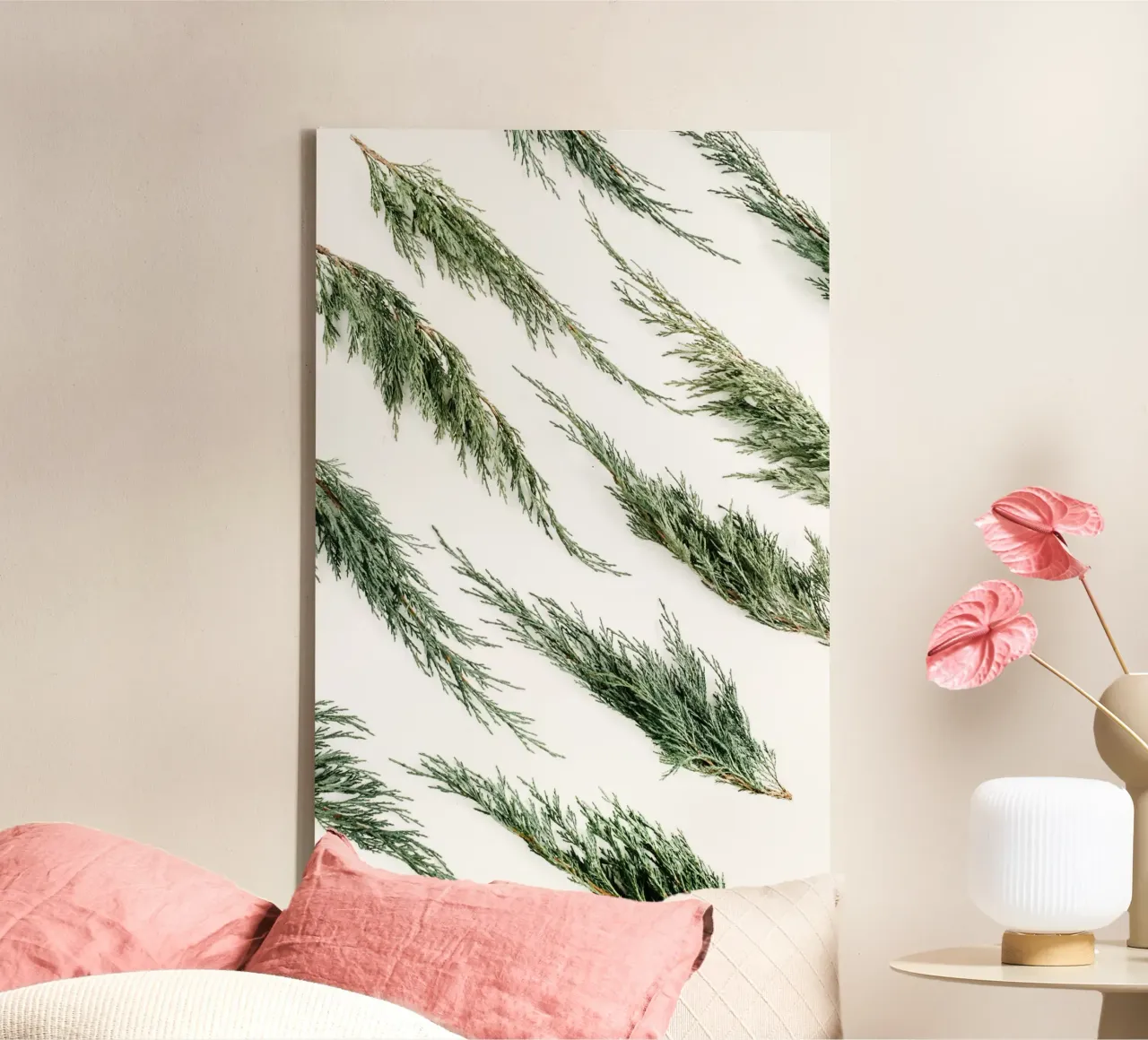 Bagliore invernale tela con Cornice a cassetta da StillVibe Home