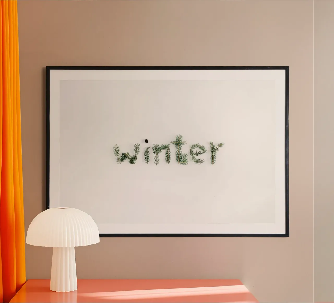 Bagliore invernale poster da StillVibe Home