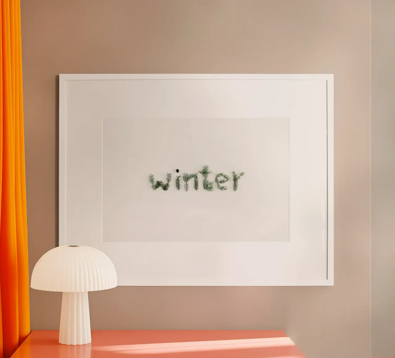 Bagliore invernale poster da StillVibe Home