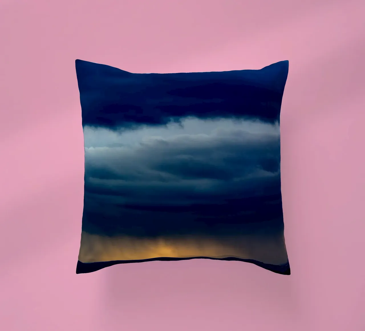 View of Gush Dan decorative cushion by Tal Paz-Fridman