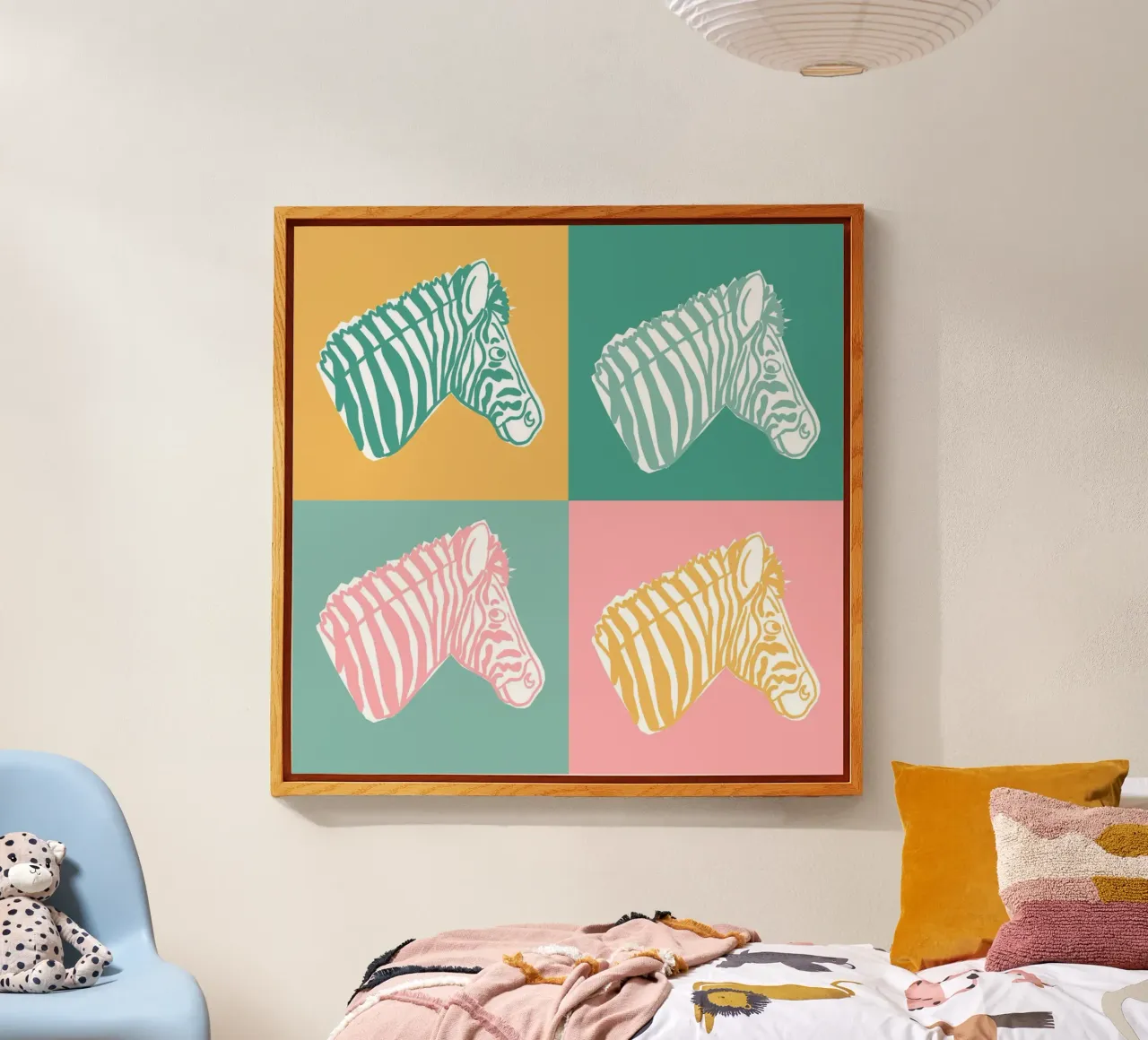 4 Zebre 1 plexiglass da Julia Reyelt