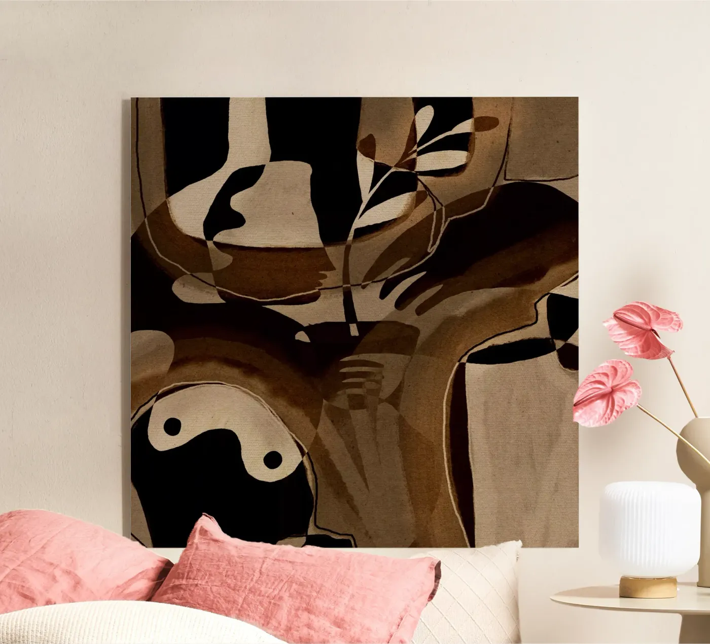 Becoming 4 plexiglas de Shatha Al Dafai