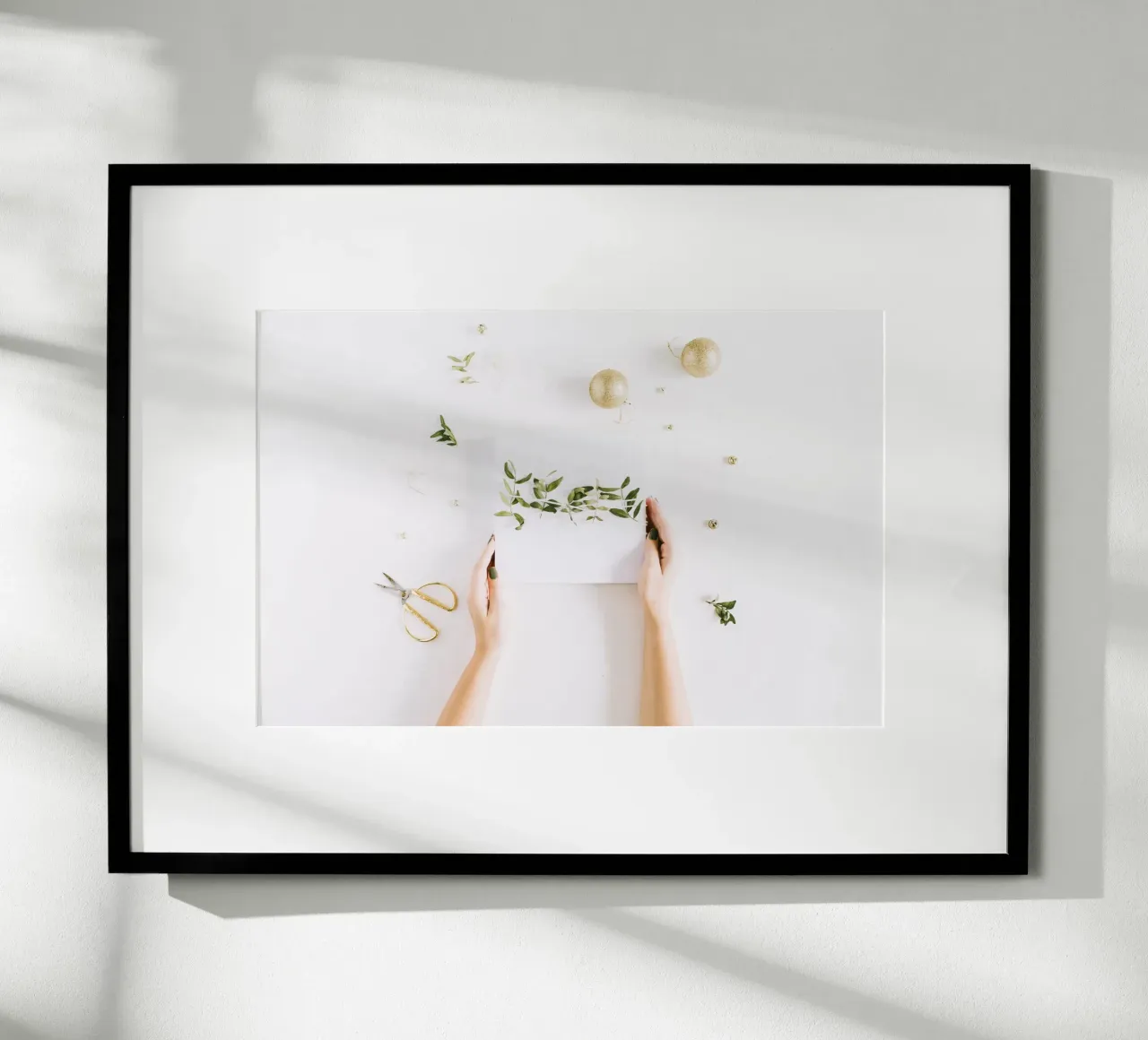 Bagliore invernale poster con telaio in plastica da StillVibe Home