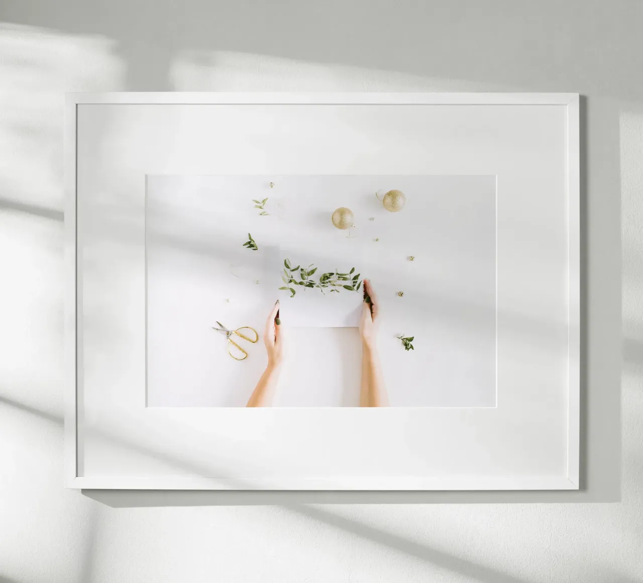Bagliore invernale poster con telaio in plastica da StillVibe Home