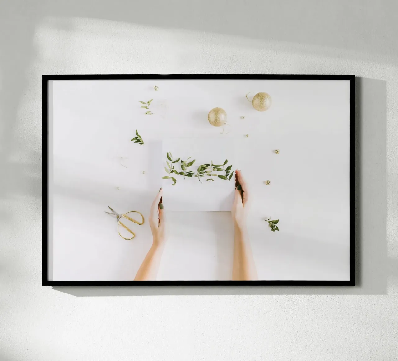 Bagliore invernale poster con telaio in plastica da StillVibe Home