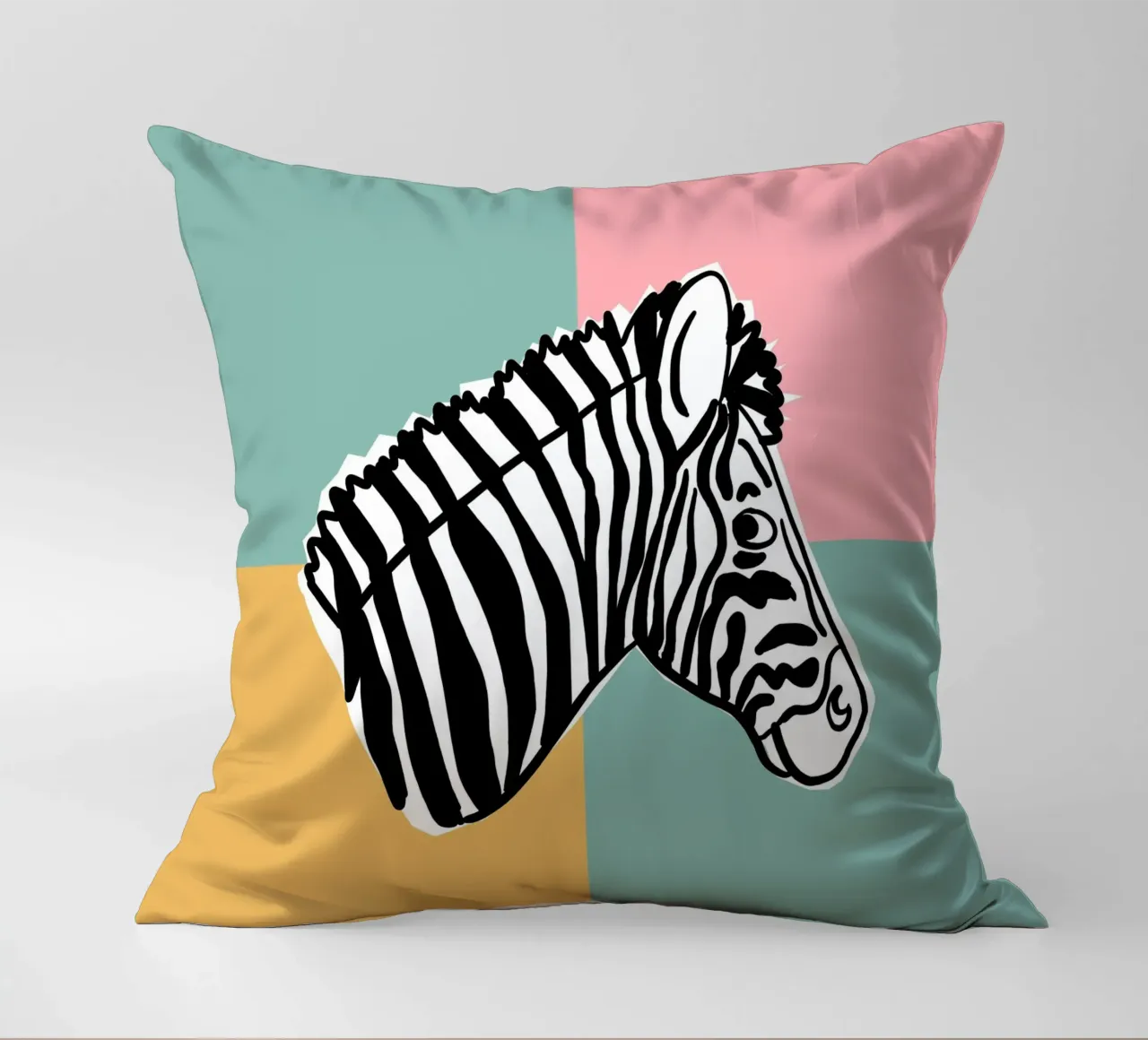Hakuna Matata Zebra cuscino da Julia Reyelt