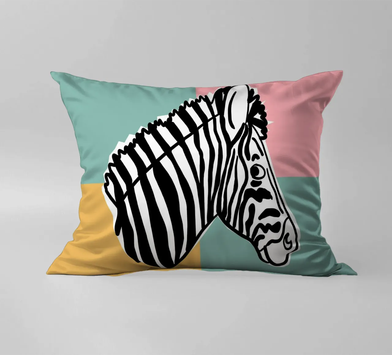 Hakuna Matata Zebra cuscino da Julia Reyelt
