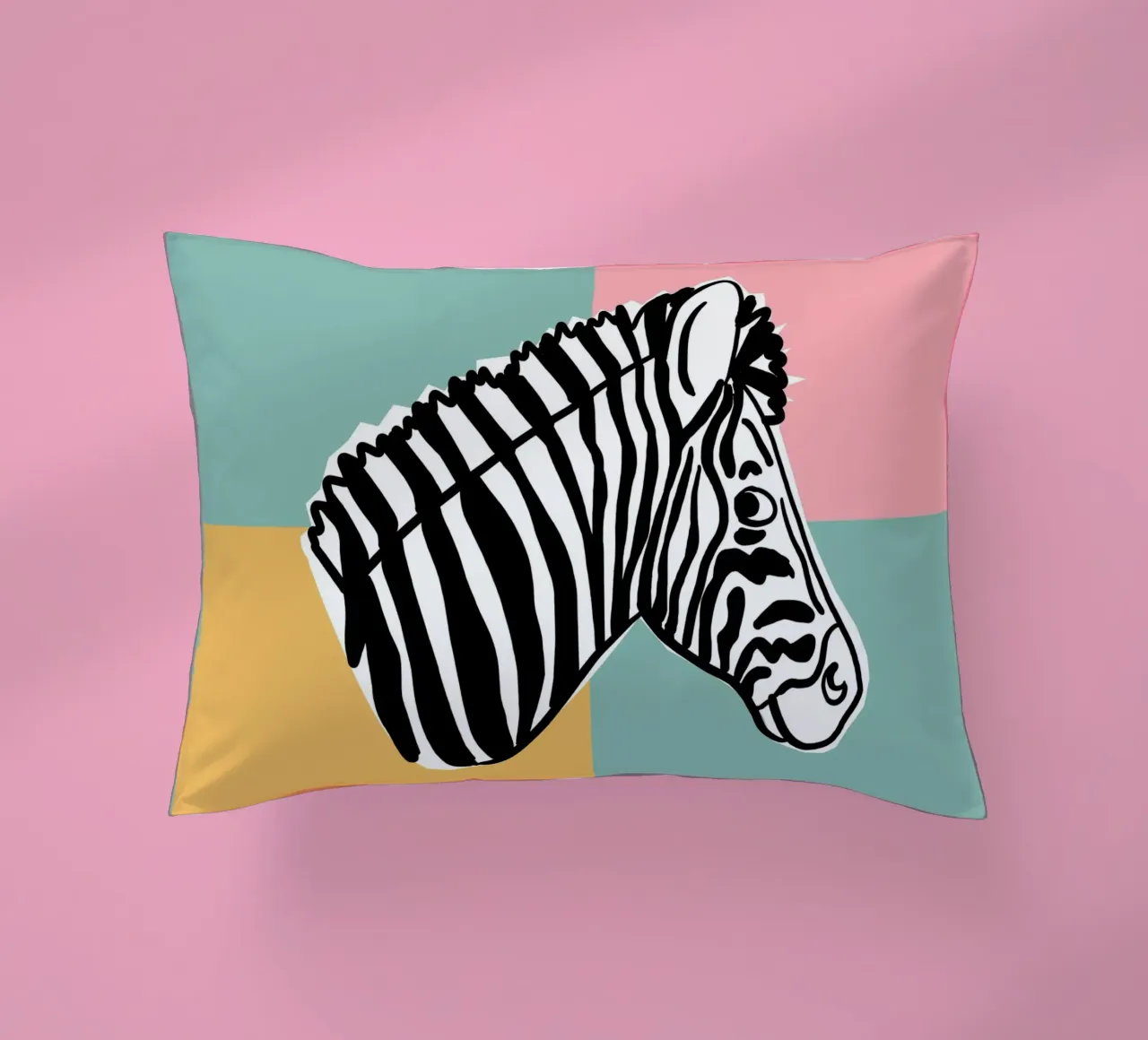 Hakuna Matata Zebra cuscino da Julia Reyelt