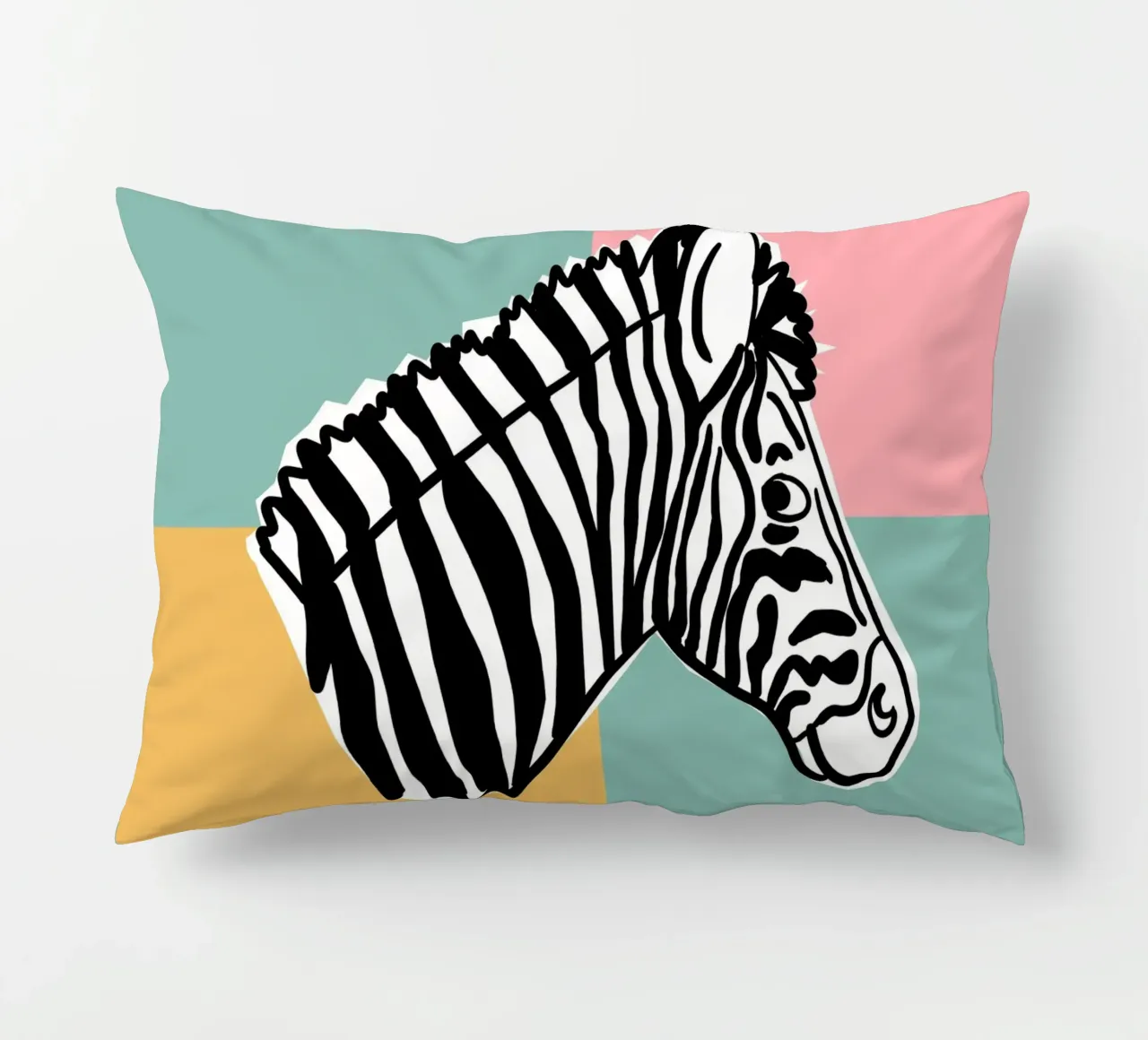 Hakuna Matata Zebra cuscino da Julia Reyelt