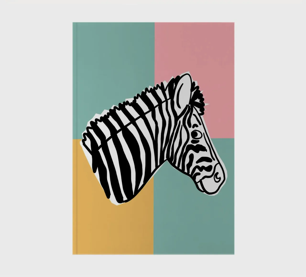 Hakuna Matata Zebra notebook by Julia Reyelt