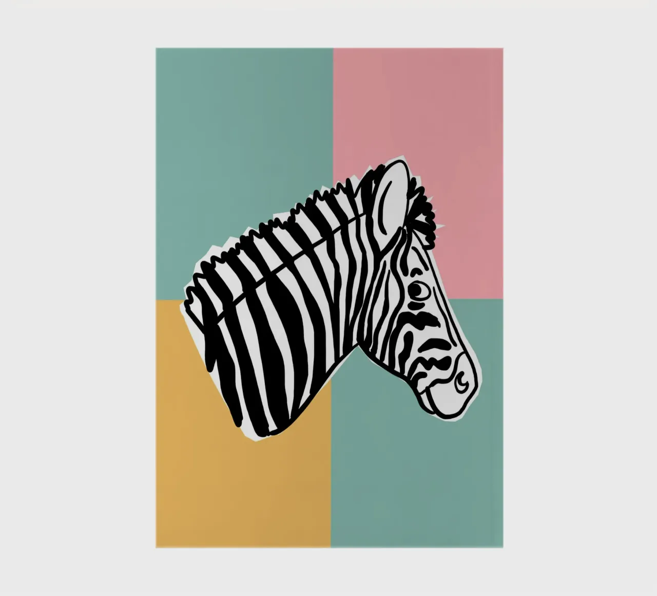 Hakuna Matata Zebra notebook by Julia Reyelt