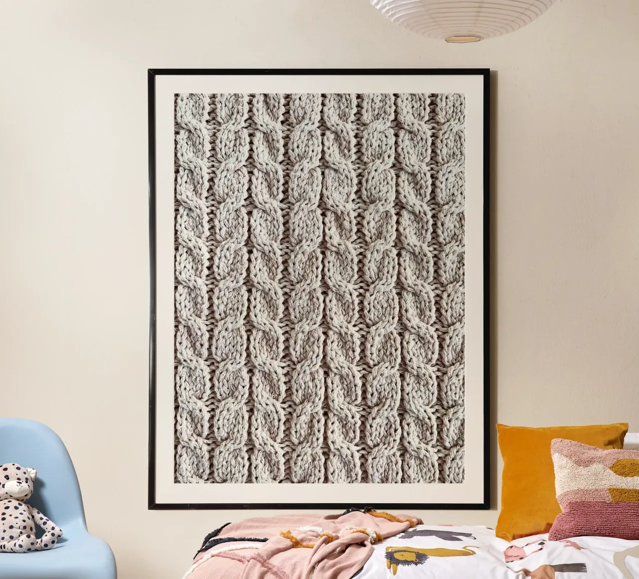 Bagliore invernale poster con telaio in alluminio da StillVibe Home