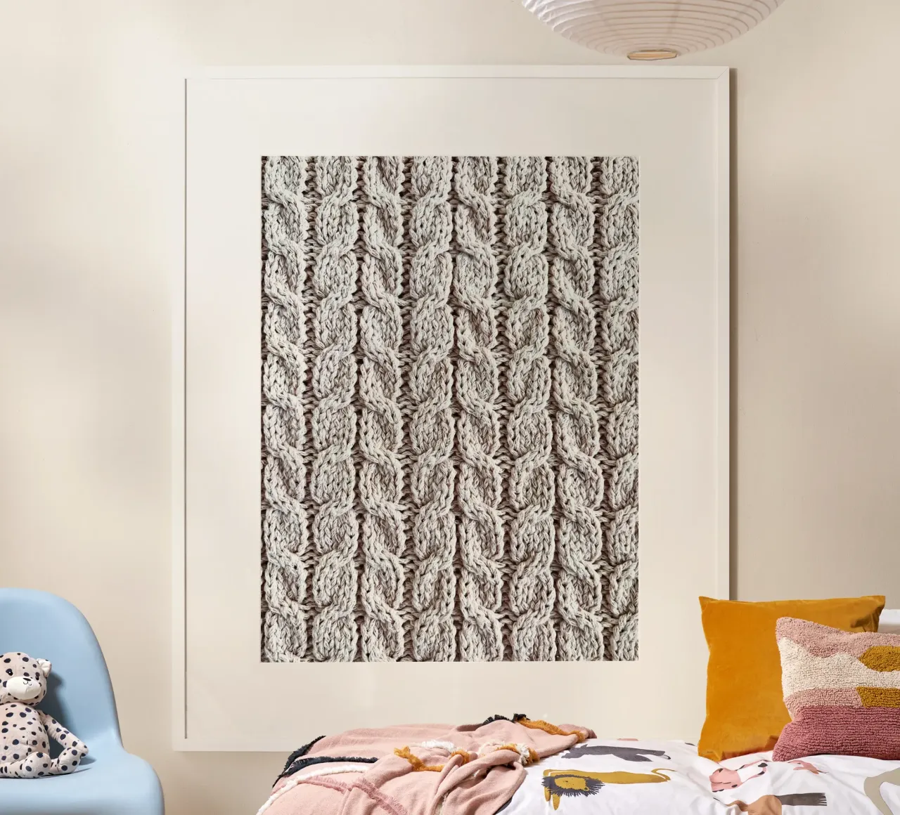 Bagliore invernale poster con telaio in alluminio da StillVibe Home
